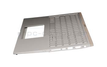 13N1-9DA0P01 Original Asus Tastatur inkl. Topcase DE (deutsch) silber/silber mit Backlight
