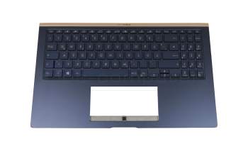 13N1-9OA8011 Original Asus Tastatur inkl. Topcase DE (deutsch) blau/blau mit Backlight