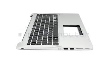 13NB05R1P10011 Original Asus Tastatur inkl. Topcase DE (deutsch) schwarz/silber