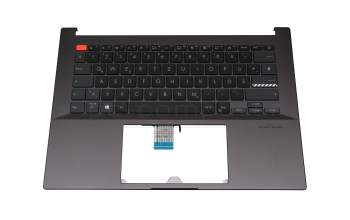 13NB0U41P19011 Original Asus Tastatur inkl. Topcase DE (deutsch) schwarz/schwarz mit Backlight