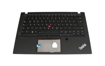 14766449 Original Lenovo Tastatur inkl. Topcase DE (deutsch) schwarz/schwarz mit Backlight und Mouse-Stick