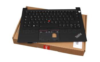 18424251 Original Lenovo Tastatur inkl. Topcase DE (deutsch) schwarz/schwarz mit Backlight und Mouse-Stick