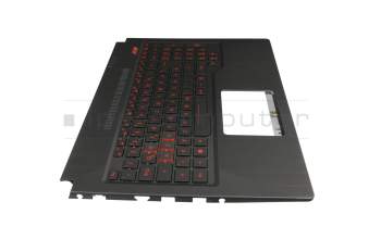 1KAHZZG0003W Original Asus Tastatur inkl. Topcase DE (deutsch) schwarz/schwarz mit Backlight