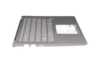1KAHZZQ006K Original Asus Tastatur inkl. Topcase DE (deutsch) silber/silber mit Backlight