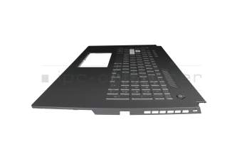 1KAHZZQ0121 Original Asus Tastatur inkl. Topcase DE (deutsch) schwarz/transparent/grau mit Backlight