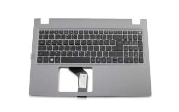 1KAJZZG0049 Original Acer Tastatur inkl. Topcase DE (deutsch) schwarz/silber mit Backlight