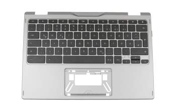 1KAJZZG061F Original Acer Tastatur inkl. Topcase DE (deutsch) schwarz/grau