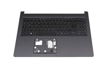 1KAJZZG062W Original Quanta Tastatur inkl. Topcase DE (deutsch) schwarz/schwarz mit Backlight