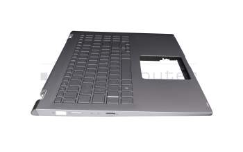 1SG-95730-2DA Original Asus Tastatur inkl. Topcase DE (deutsch) silber/silber mit Backlight