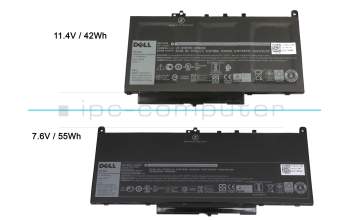 1W2Y2 Original Dell Akku 55Wh 7,6V