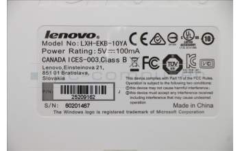 Lenovo 25209162 DT_KYB Sunrex EKB-10YA(HB) W-Silk USB KB
