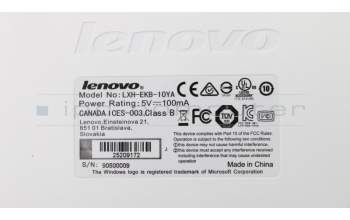 Lenovo 25209172 DT_KYB Sunrex EKB-10YA(US-EU) W-S USB KB