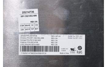 Lenovo 25214736 Russian102KeyT6G1CCYBlkKBlkFrameKBD