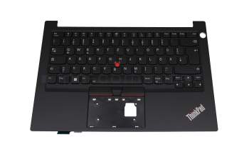 2H-BC8GML70121 Original Lenovo Tastatur inkl. Topcase DE (deutsch) schwarz/schwarz mit Backlight und Mouse-Stick