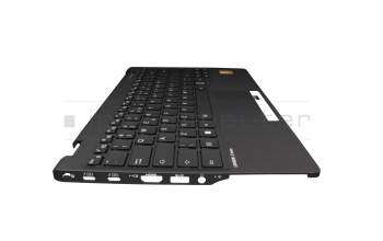 34082313 Original Fujitsu Tastatur inkl. Topcase US (englisch) schwarz/schwarz mit Backlight