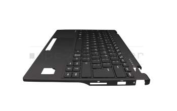 34082313 Original Fujitsu Tastatur inkl. Topcase US (englisch) schwarz/schwarz mit Backlight