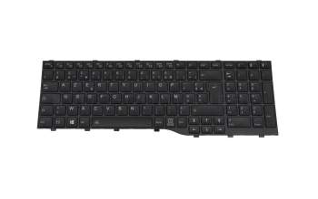 34084219 Original Fujitsu Tastatur FR (französisch) schwarz mit Backlight