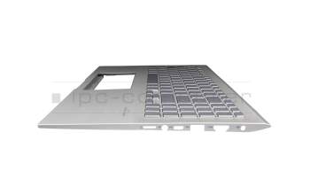 39XKNTAJN00 Original Asus Tastatur inkl. Topcase DE (deutsch) silber/silber mit Backlight
