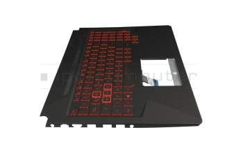 3RBKLTFJN20 Original Asus Tastatur inkl. Topcase DE (deutsch) schwarz/schwarz mit Backlight