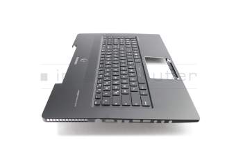 40054762 Original Medion Tastatur inkl. Topcase DE (deutsch) schwarz/schwarz mit Backlight
