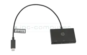HP Z6A00AA original USB-C zu 3x USB 3.0 Adapter