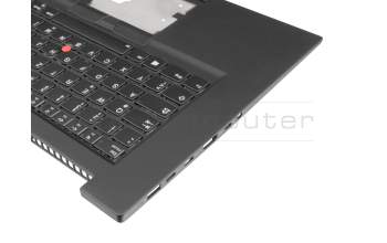 460.0DY08.0002 Original Lenovo Tastatur inkl. Topcase DE (deutsch) schwarz/schwarz mit Backlight und Mouse-Stick B-Ware