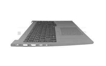 460.0TE0O.0003 Original Lenovo Tastatur inkl. Topcase DE (deutsch) dunkelgrau/grau mit Backlight