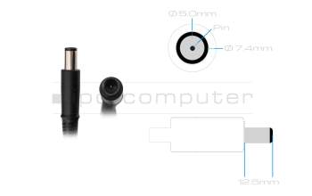 463555-001 Original HP Netzteil 120,0 Watt flache Bauform