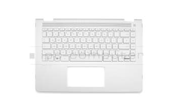 46M.0C2CS.0003 Original HP Tastatur inkl. Topcase DE (deutsch) silber/silber mit Backlight