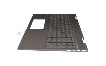 46M.0EDCS.0044 Original HP Tastatur inkl. Topcase DE (deutsch) schwarz/schwarz mit Backlight