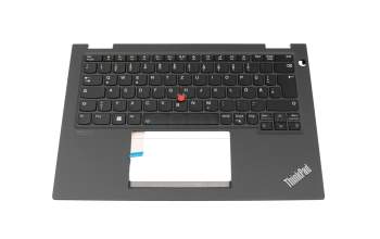 46M.0MCCS.0150 Original Lenovo Tastatur inkl. Topcase DE (deutsch) schwarz/grau mit Backlight und Mouse-Stick (no WWAN)