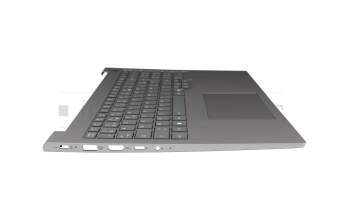 47361770 Original Lenovo Tastatur inkl. Topcase FR (französisch) grau/grau mit Backlight
