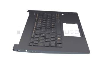 5AD1586600 Original Acer Tastatur inkl. Topcase DE (deutsch) anthrazit/anthrazit mit Backlight