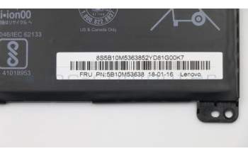 Lenovo 5B10M53638 Lenovo AKKU, 7,6 V, 4200 mAh
