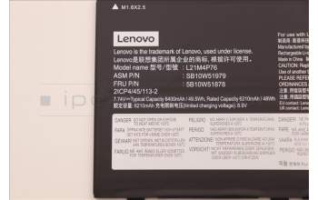 Lenovo 5B10W51878 BATTERY Internal, 4c, 49.5Wh, LiIon,SP/A