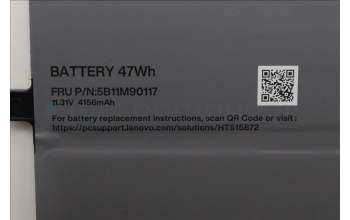 Lenovo 5B11M90117 Lenovo BATTERY, 11.31V, 47Wh, 3cell