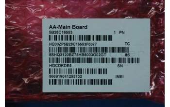 Lenovo 5B28C16553 TB-X606X MB_2+32G&*HQ3160AD17000 CS