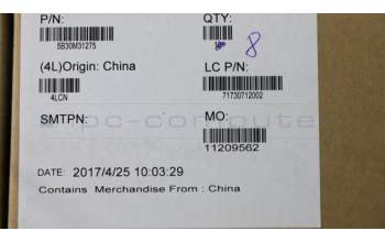 Lenovo 5B30M31275 Laufwerksblende BEZEL L80SV GUN METAL