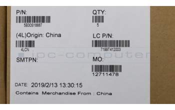 Lenovo 5B30S18887 Laufwerksblende BEZEL L 81LH PLATINUM_GREY