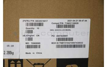 Lenovo 5B30S19017 BEZEL LCD Bezel C 82K1