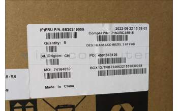 Lenovo 5B30S19059 BEZEL LCD Bezel C 21DL MG 2.6t