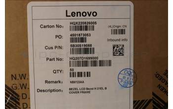 Lenovo 5B30S19088 BEZEL LCD Bezel H 21EL B COVER FRAME
