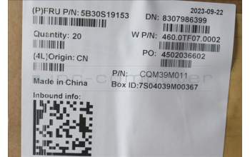 Lenovo 5B30S19153 BEZEL LCD BEZEL W 21KJ IR