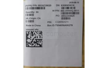 Lenovo 5B30Z39020 BEZEL FRU BEZEL, CLAMSHELL IR Abby