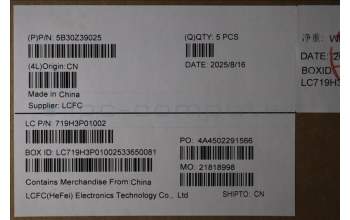 Lenovo 5B30Z39025 BEZEL FRU BEZEL MTM60_B_COVER_IR_ASSY