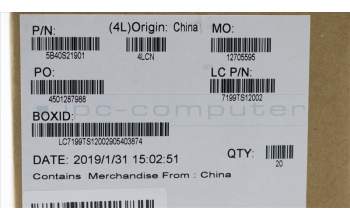 Lenovo 5B40S21901 BRACKET Bracket L 81MV Stand off