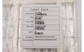 Lenovo 5B40S22109 Bracket H 82QS Battery BTB