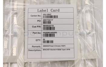 Lenovo 5B40S22110 Bracket H 82QS Type C BTB