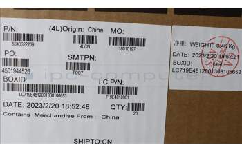 Lenovo 5B40S22209 Bracket L 82WQ L PLATE