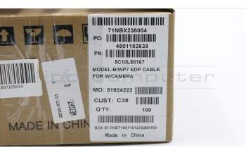 Lenovo 5C10L58167 CABLE EDP CABLE FOR W/CAMERA C E41-10